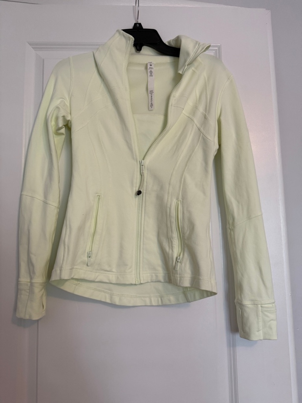 lululemon athletica Pale Yellow Full-Zip Utility Jacket